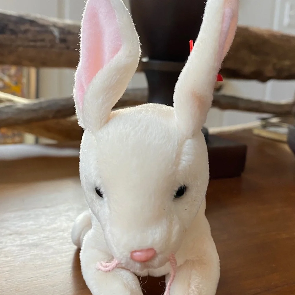 TY Beanie Baby Nibbler‎ 1998 Easter Bunny